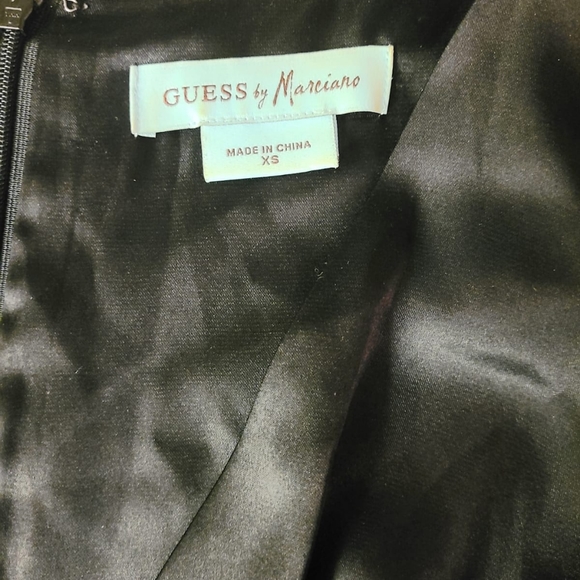 Guess by Marciano Satin Black Dress. - Picture 4 of 7
